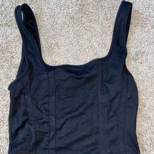 Forever 21 black crop top